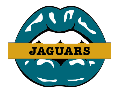 Jacksonville Jaguars Lips Logo iron on paper